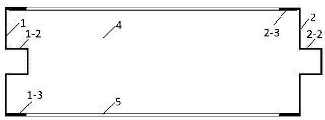 Modular large wall board, and manufacturing method and application thereof