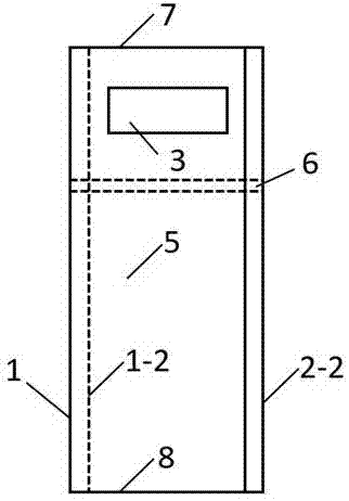 Modular large wall board, and manufacturing method and application thereof