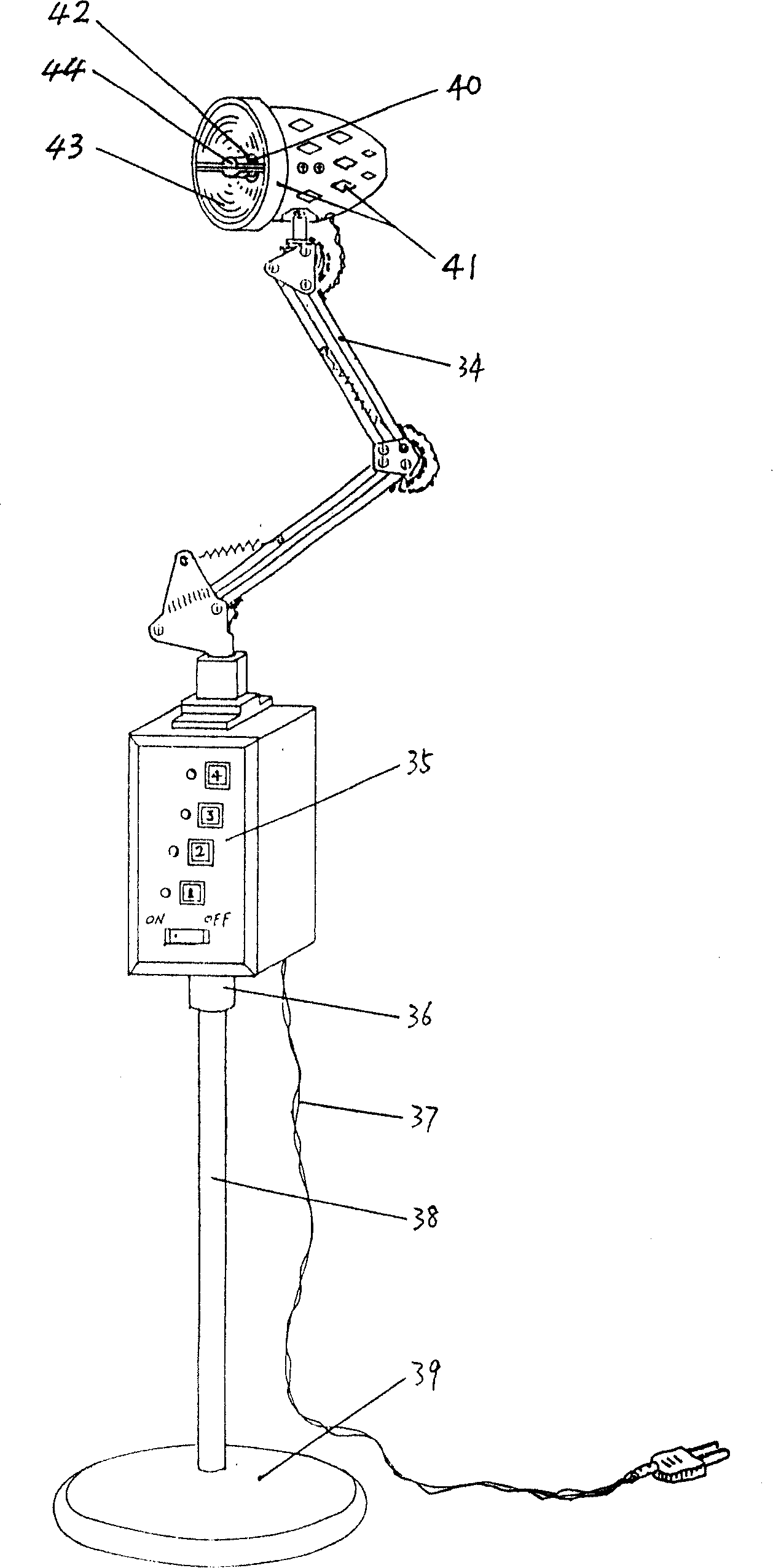 Cold light moxibustion instruments