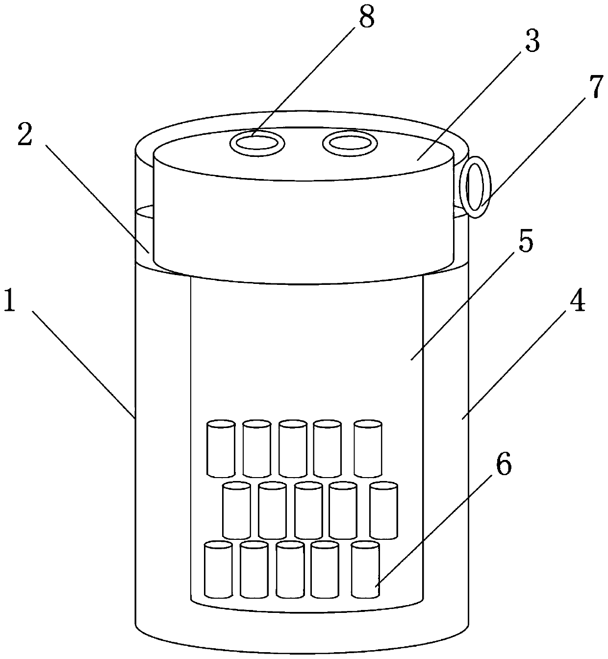 Practical cell cryopreservation cooling box