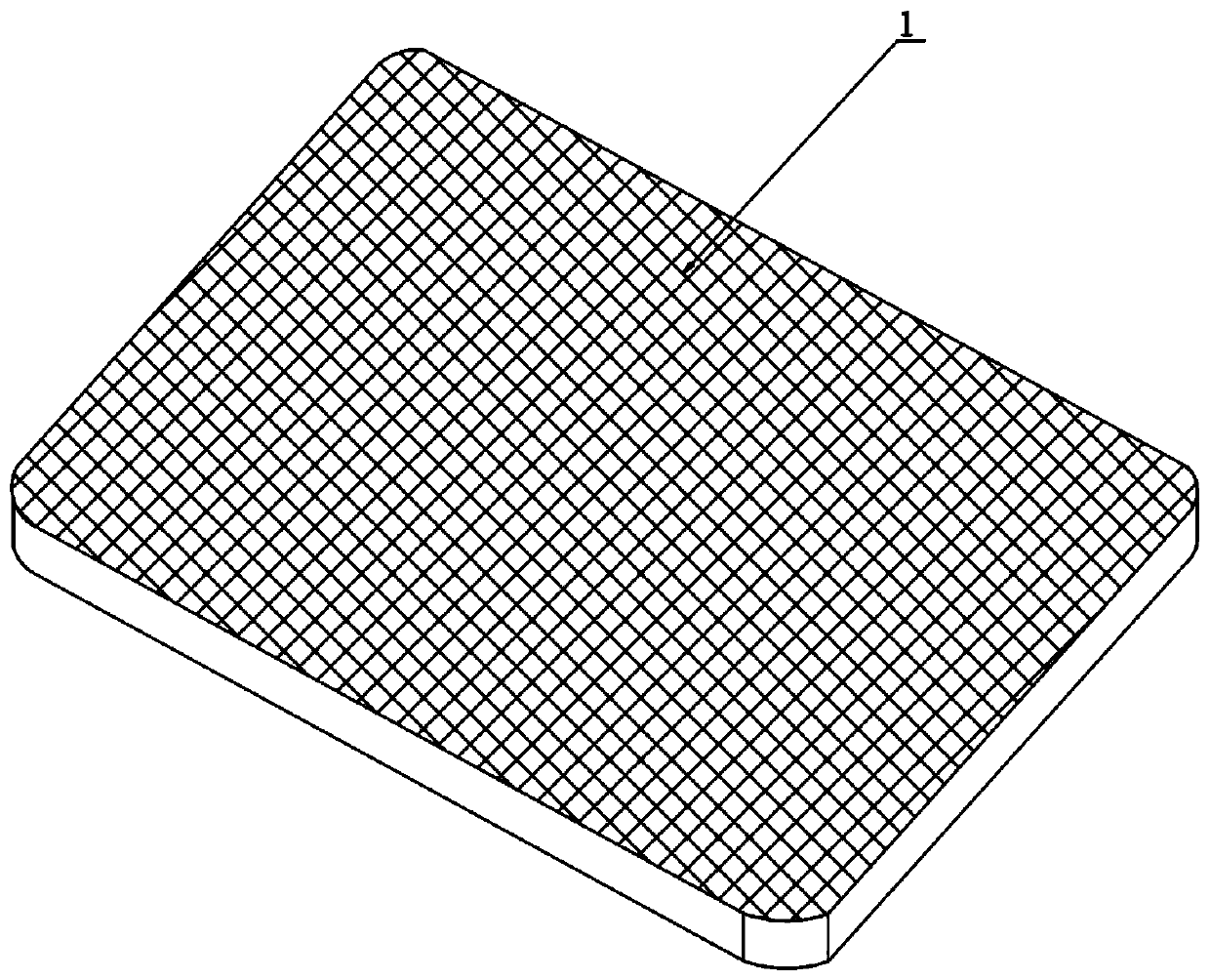 Medical dressing with antibacterial and high-absorption functions and preparation method of medical dressing