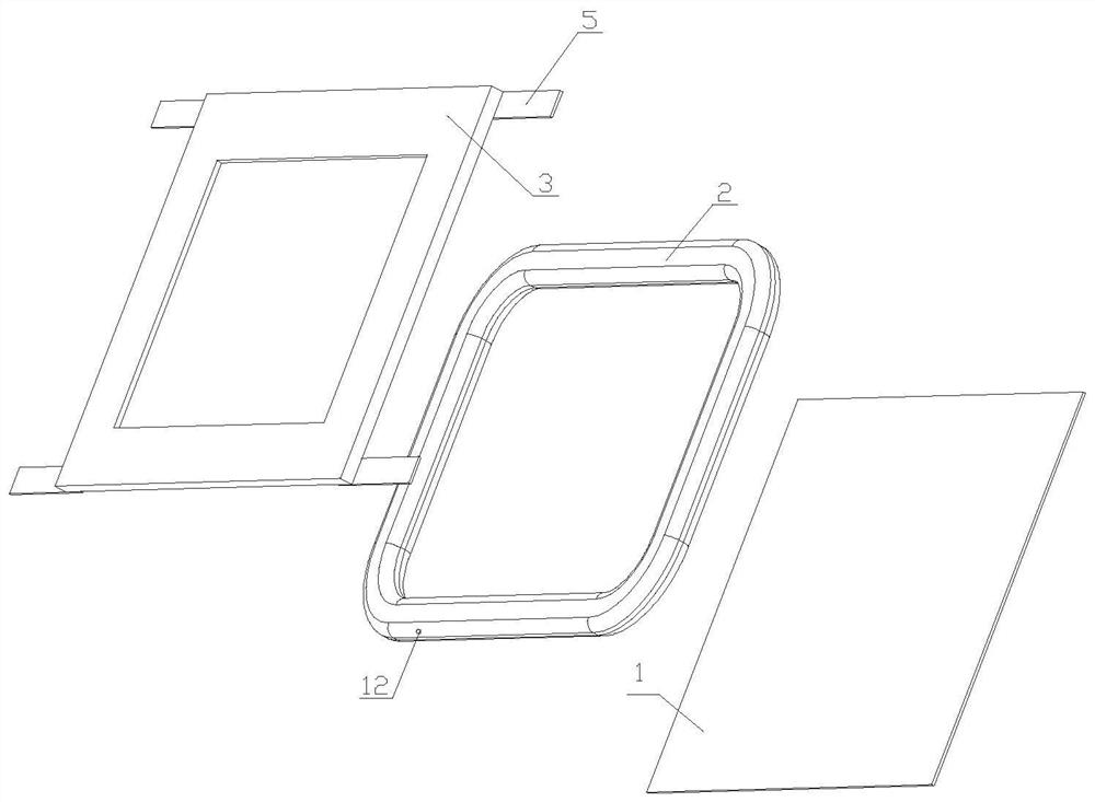 Bag body for compressing and sealing