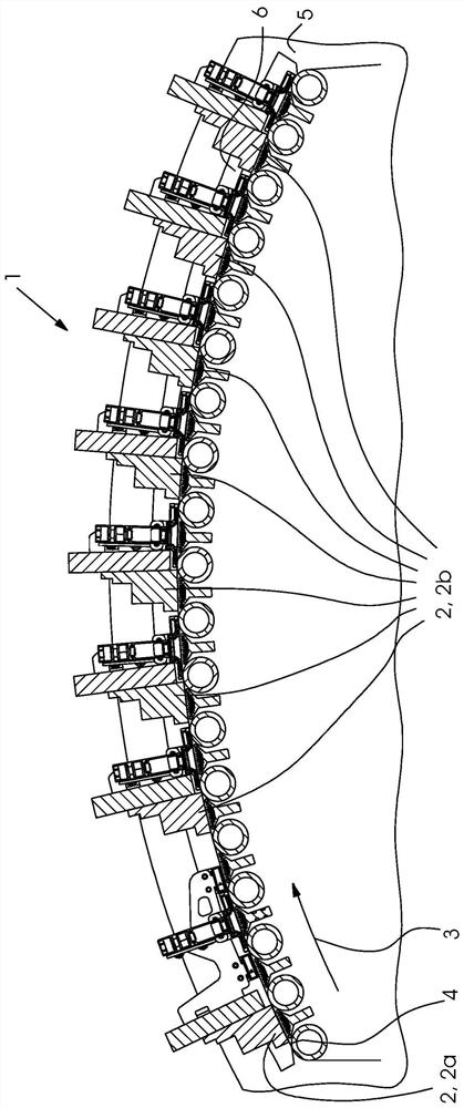 Printing machine with inkjet printing head, radiation drier and at least one light trap