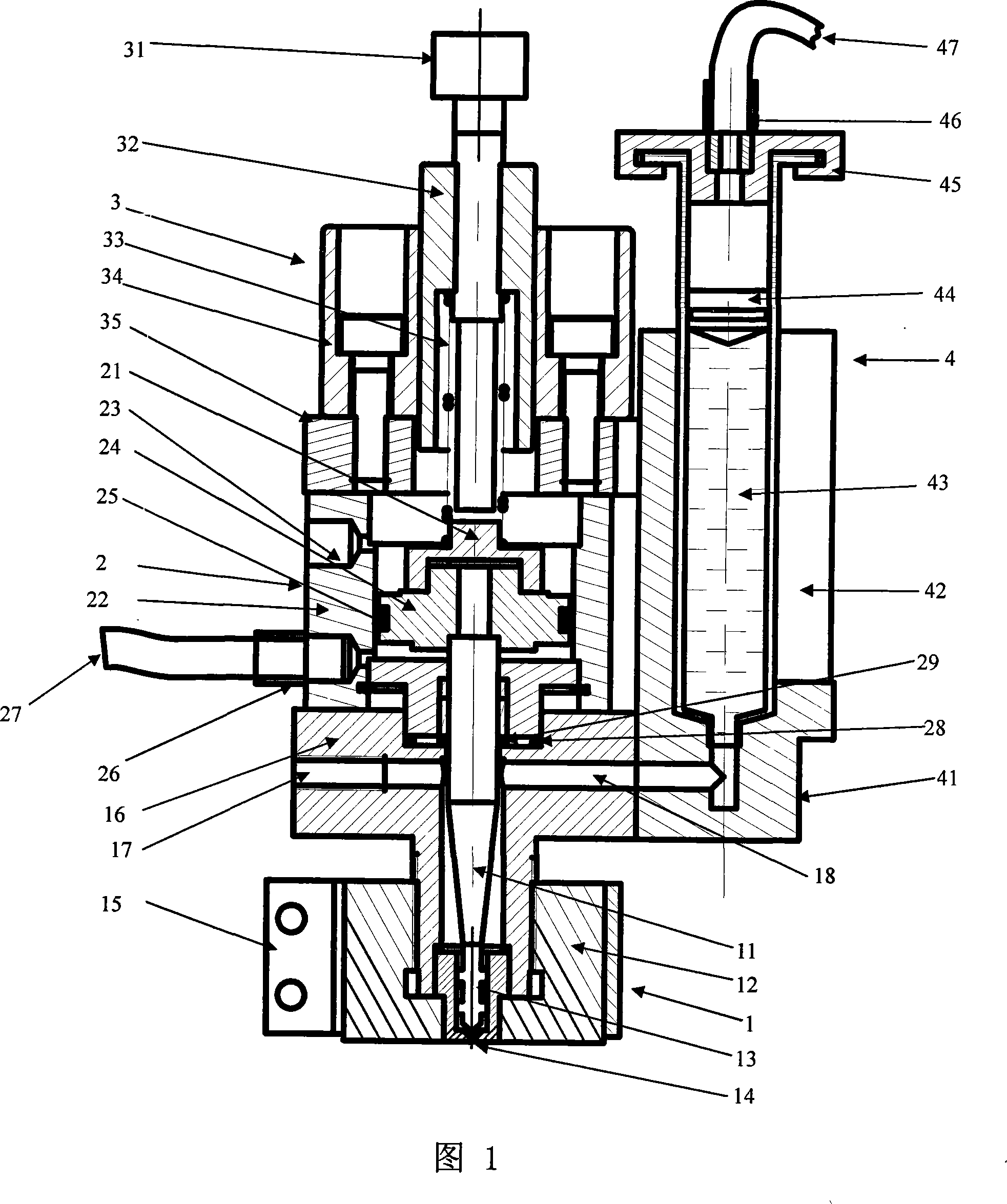 High viscosity fluid microscale spraying glue dropping machine