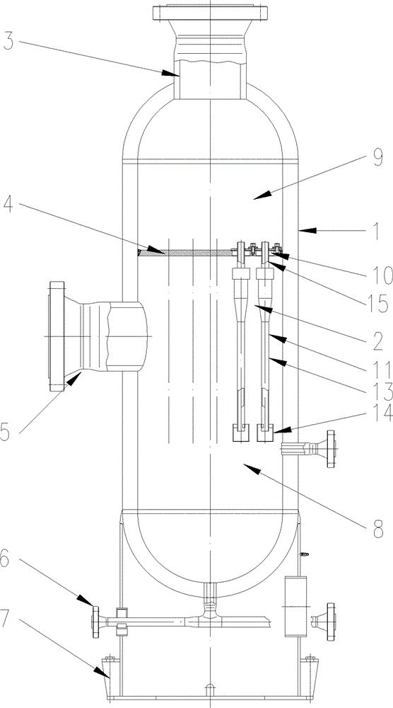 A kind of micro-cyclone strengthened separation device and method of cold high-pressure separator