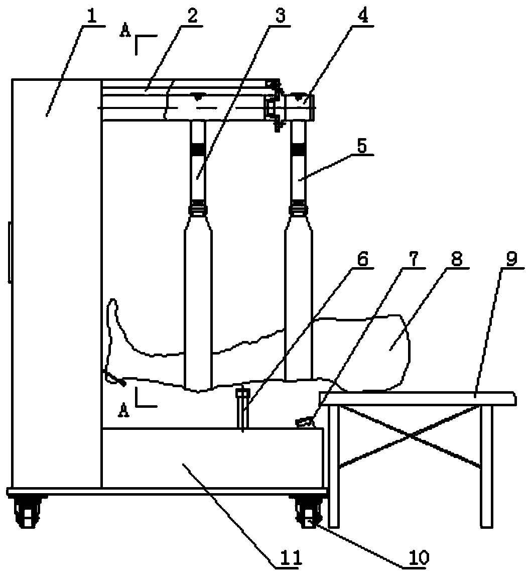 Knee rehabilitation machine with multi-position synchronous force application