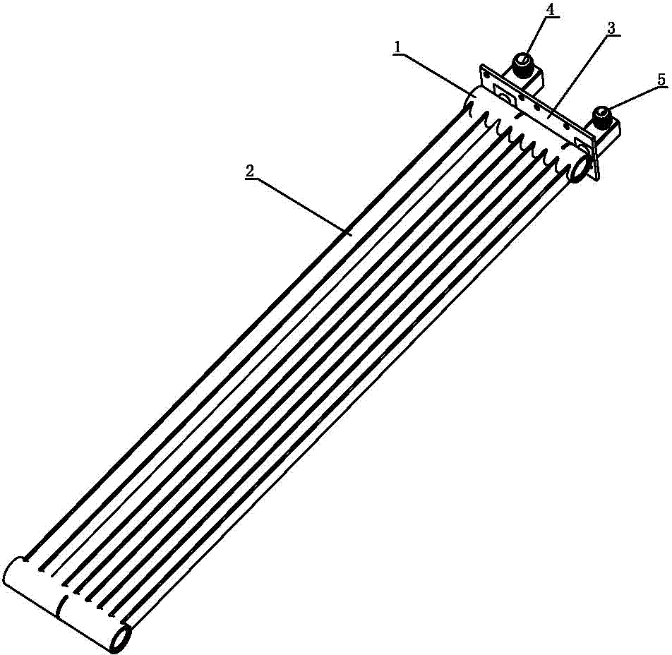 Machining technology of non-fin heat exchanger