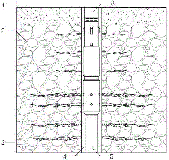 Device and method for supporting yield increase fractures of ocean natural gas hydrate