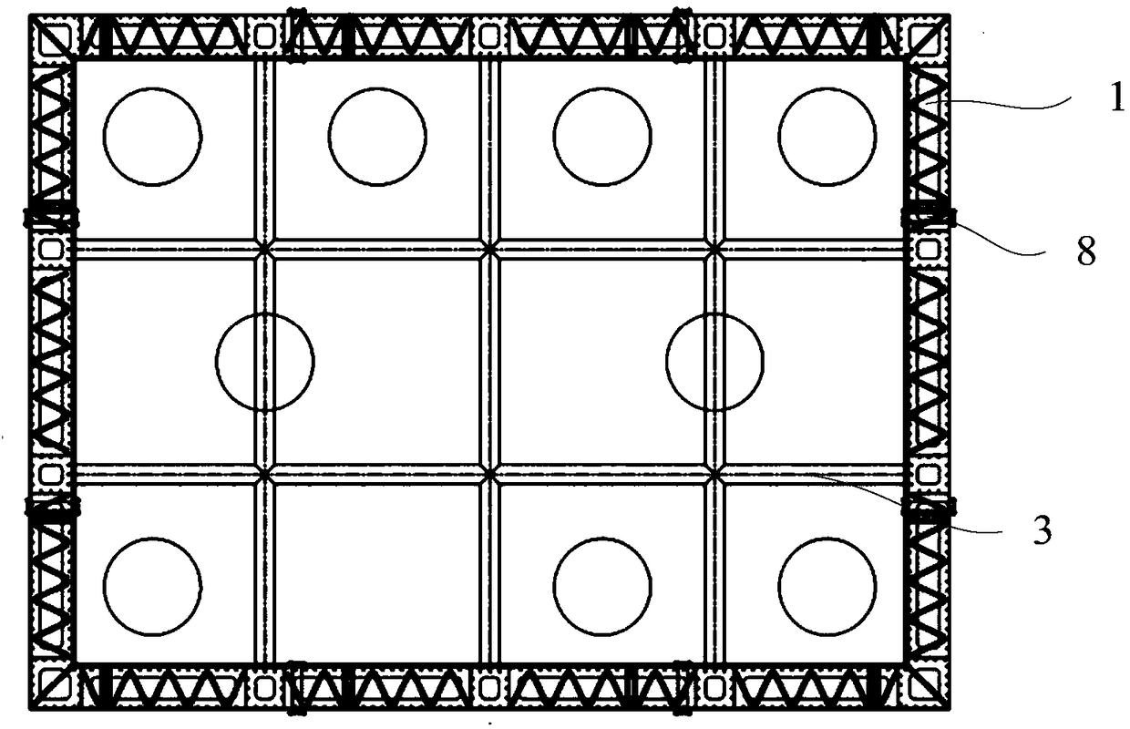 Double-wall cofferdam and pier body construction method