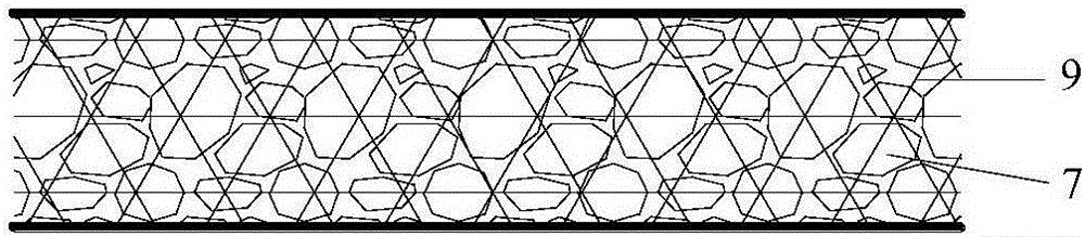 Collapsible loess foundation rubble frame structure reinforcement system and reinforcement method