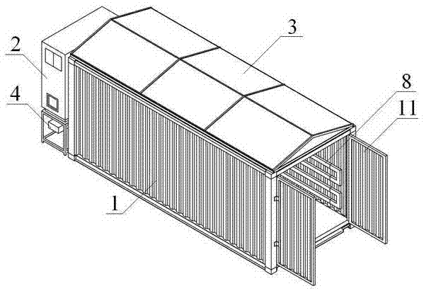 A solar energy heating drying system and a drying method