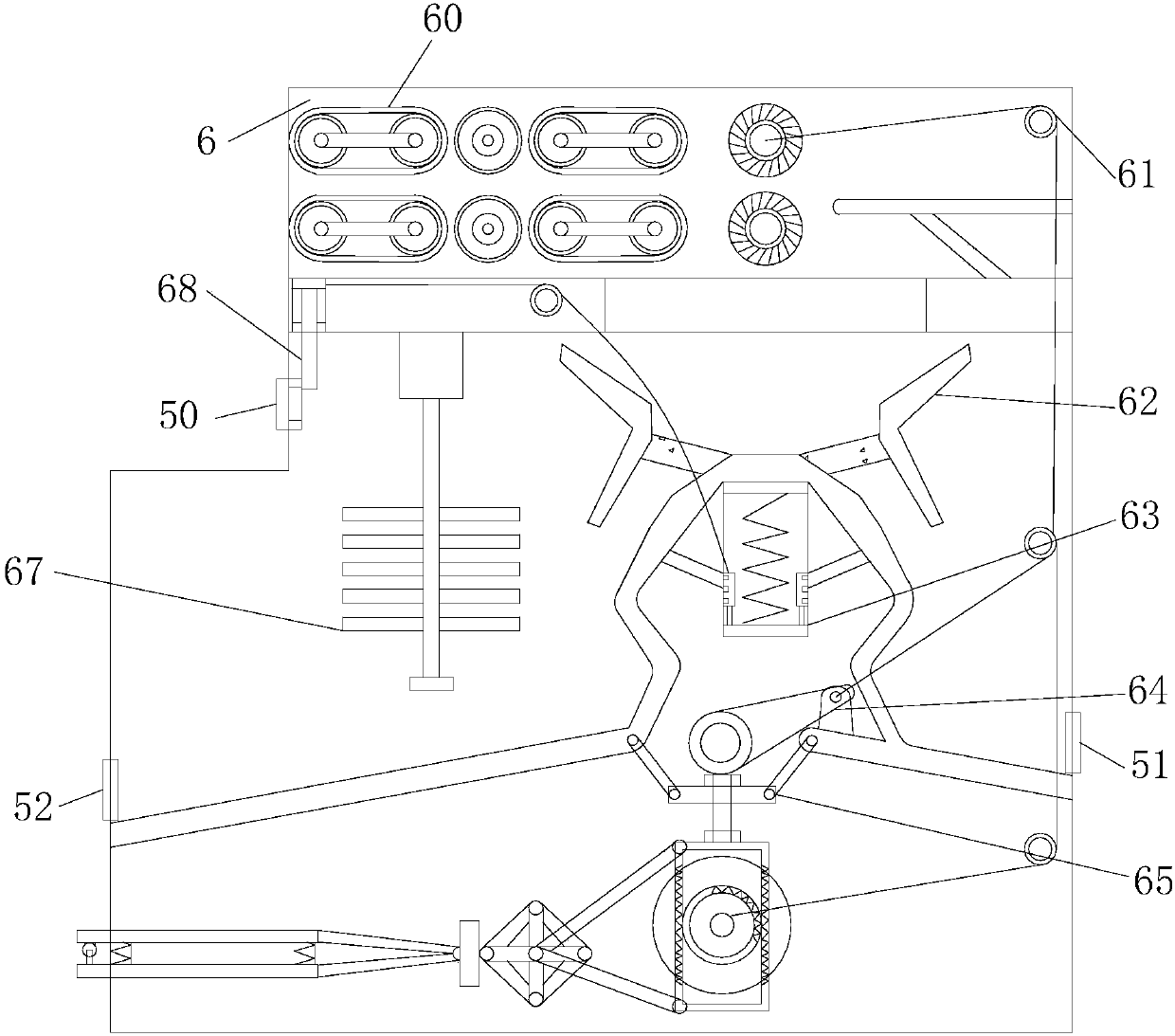 Wood plate grinding device