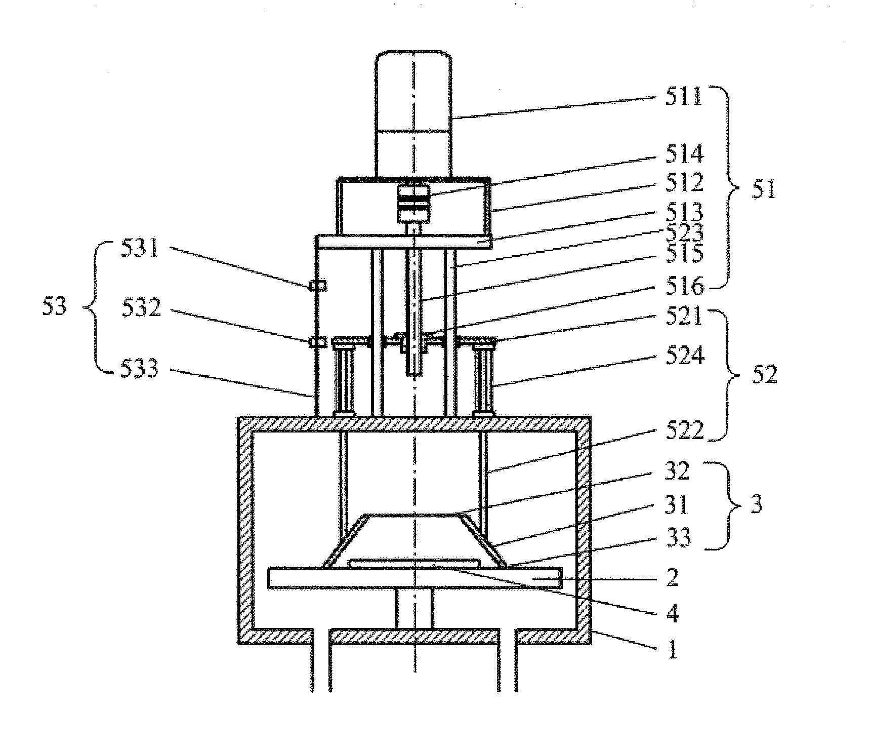 Vacuum drying apparatus and vacuum drying method using the same