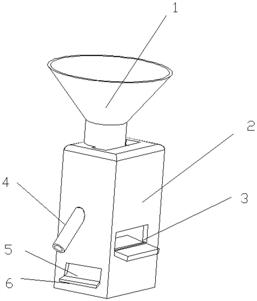 An energy-saving corn peeling machine