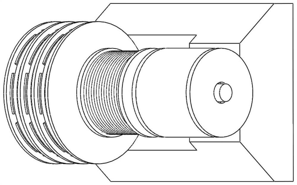 Electromagnetic damping device for spacecraft recovery