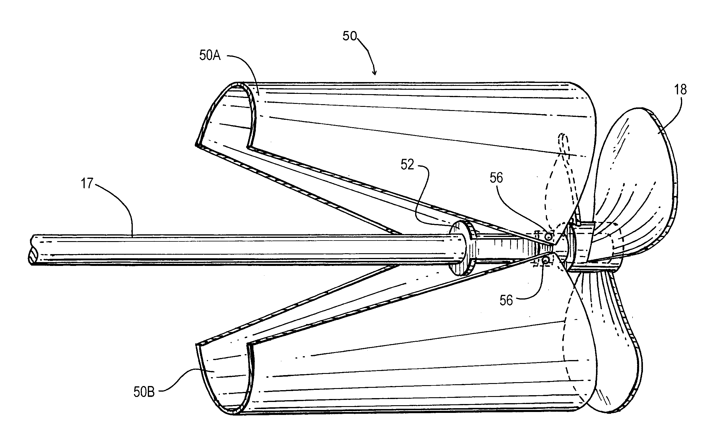 Auxiliary marine vessel propulsion system