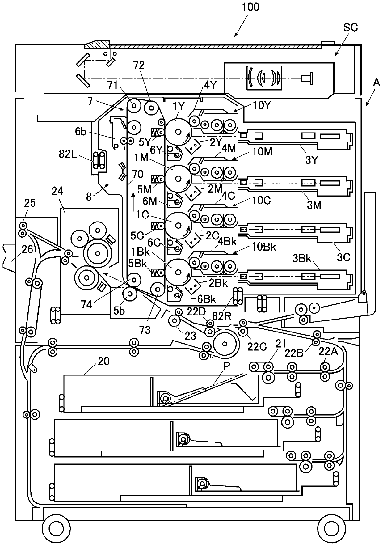 Electrophotographic image forming method