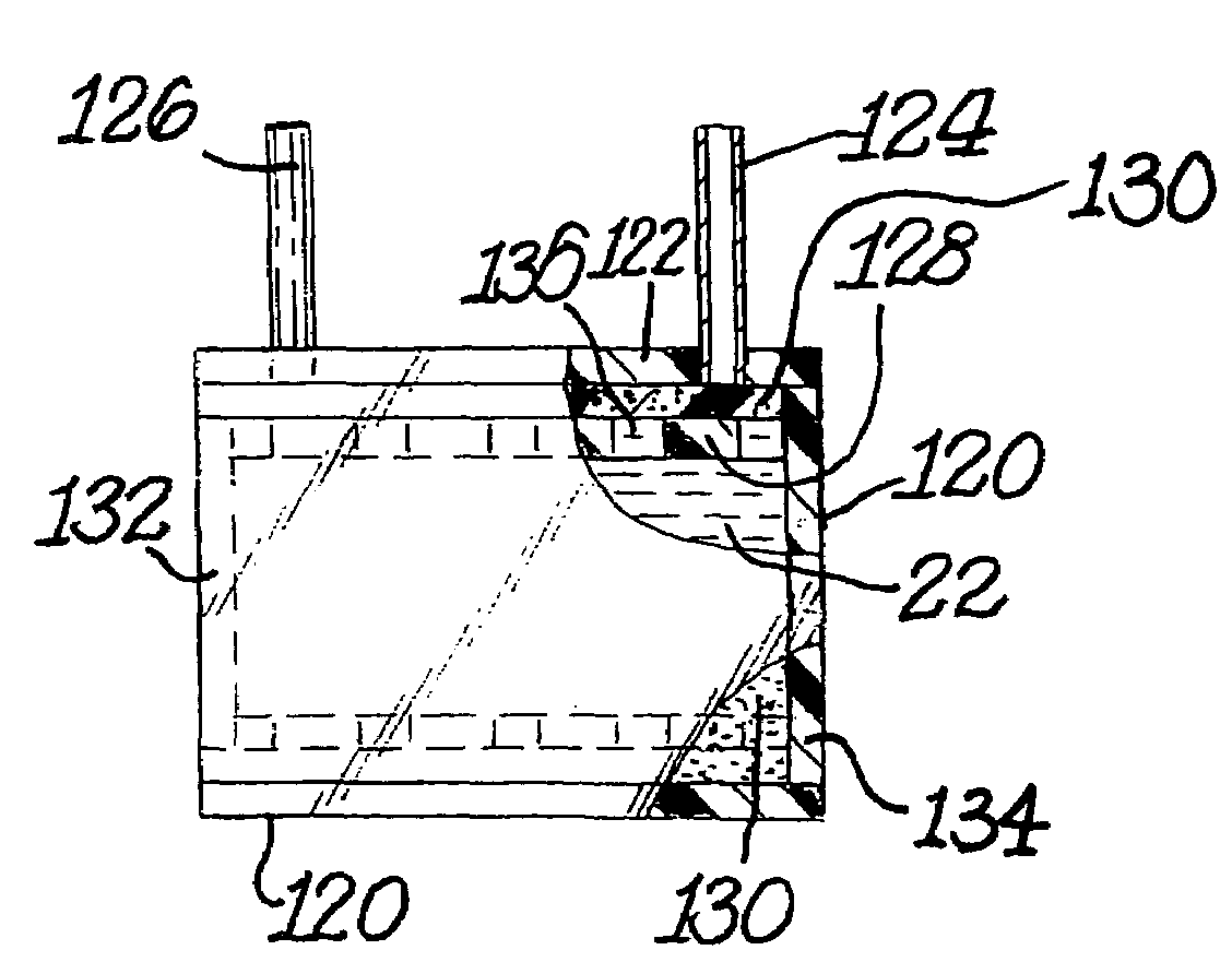 Orientation independent liquid fuel reservoir