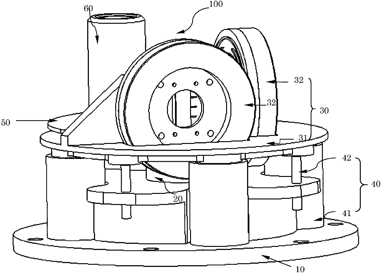 Optical axis inertia stability datum reference device