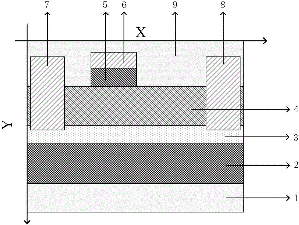 AlGaN-GaN high-electron mobility transistor with P-type buried layer