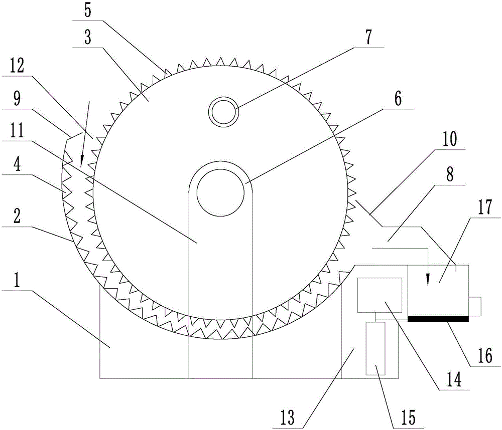 Dried fruit pulverizator with feeding amount weighing control function