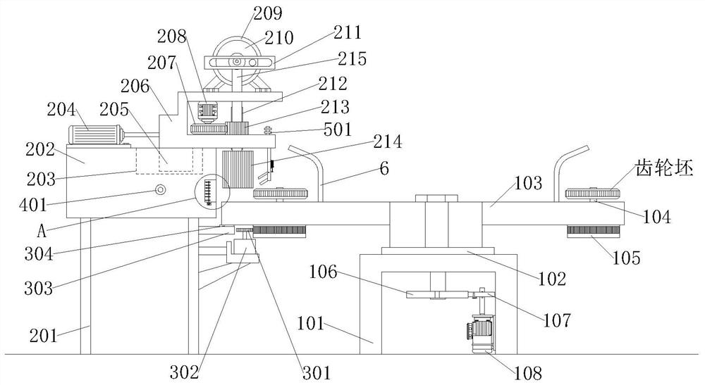 Digital intelligent control gear machining tool