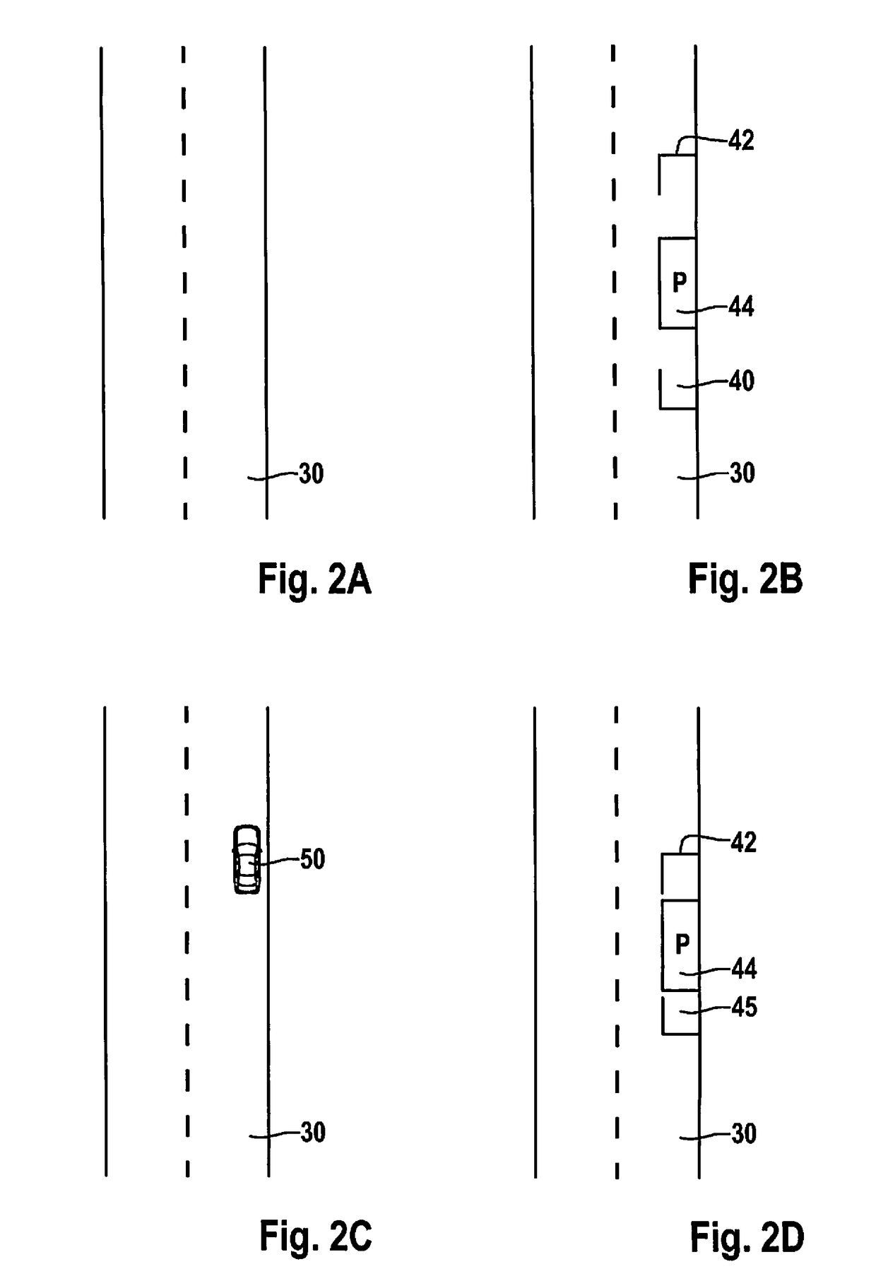 Method for determining parking spaces and free-parking space assistance system