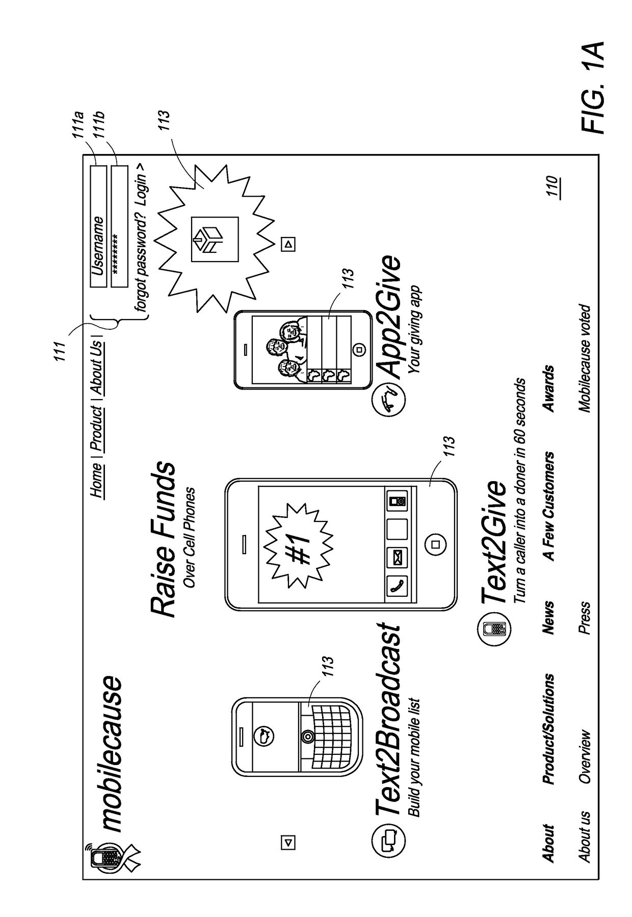 Systems and methods for fundraising via mobile applications