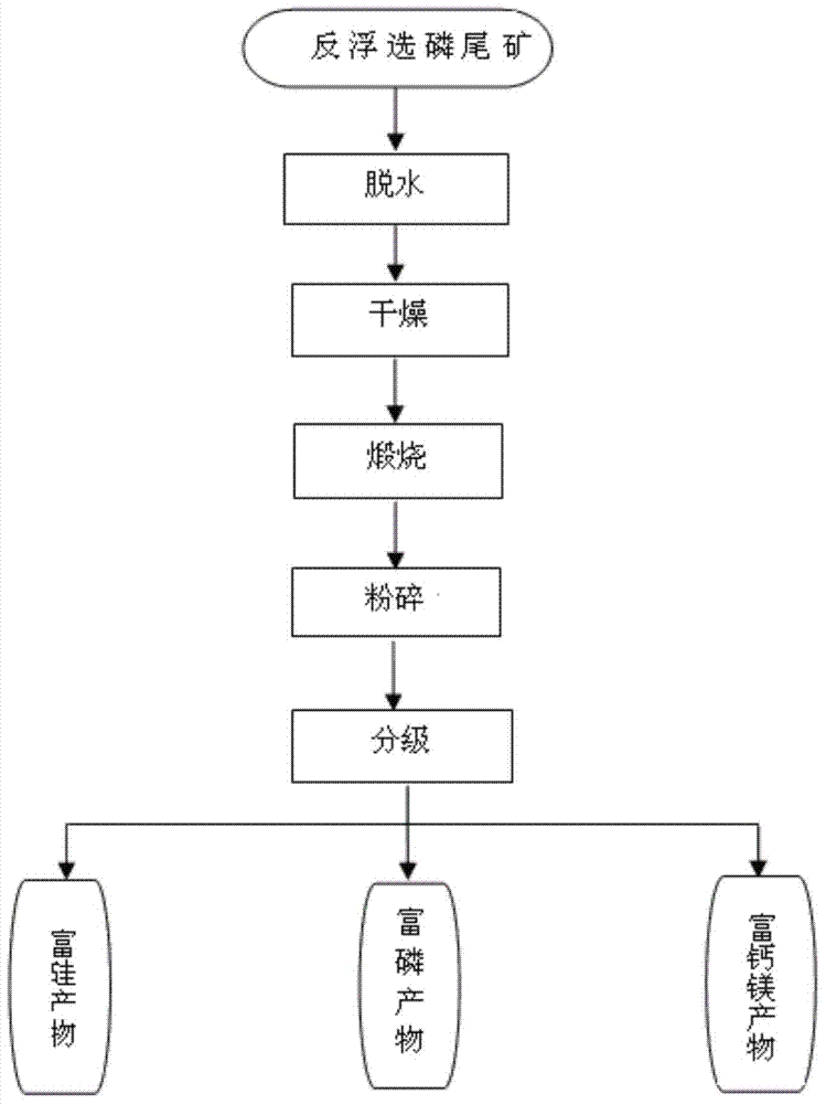 Method for comprehensively utilizing reverse-flotation phosphorite tailings