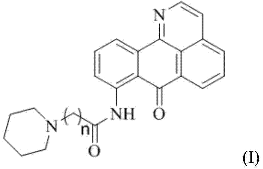 8-substitued oxoisoaporphine derivatives as well as synthetic method and application thereof