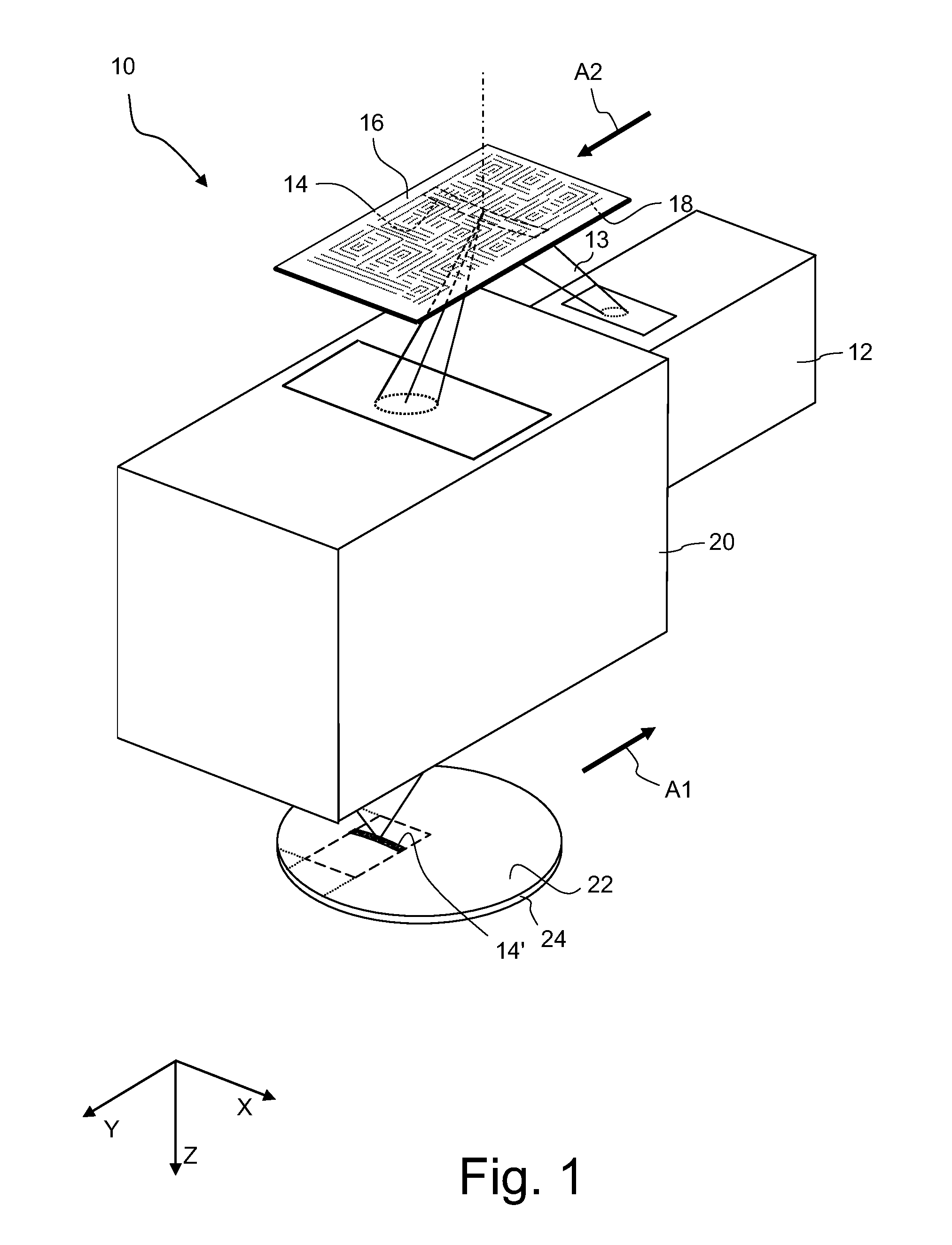 Multi facet mirror of a microlithographic projection exposure apparatus