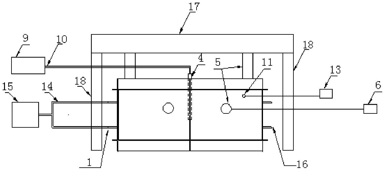 Three-dimensional adjustable high-pressure-bearing high dynamic water grouting system and testing method