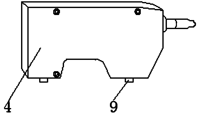 Mobile steel rail flaw detection device