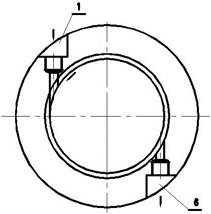 A self-cleaning polypropylene circulating air compressor air film sealing structure