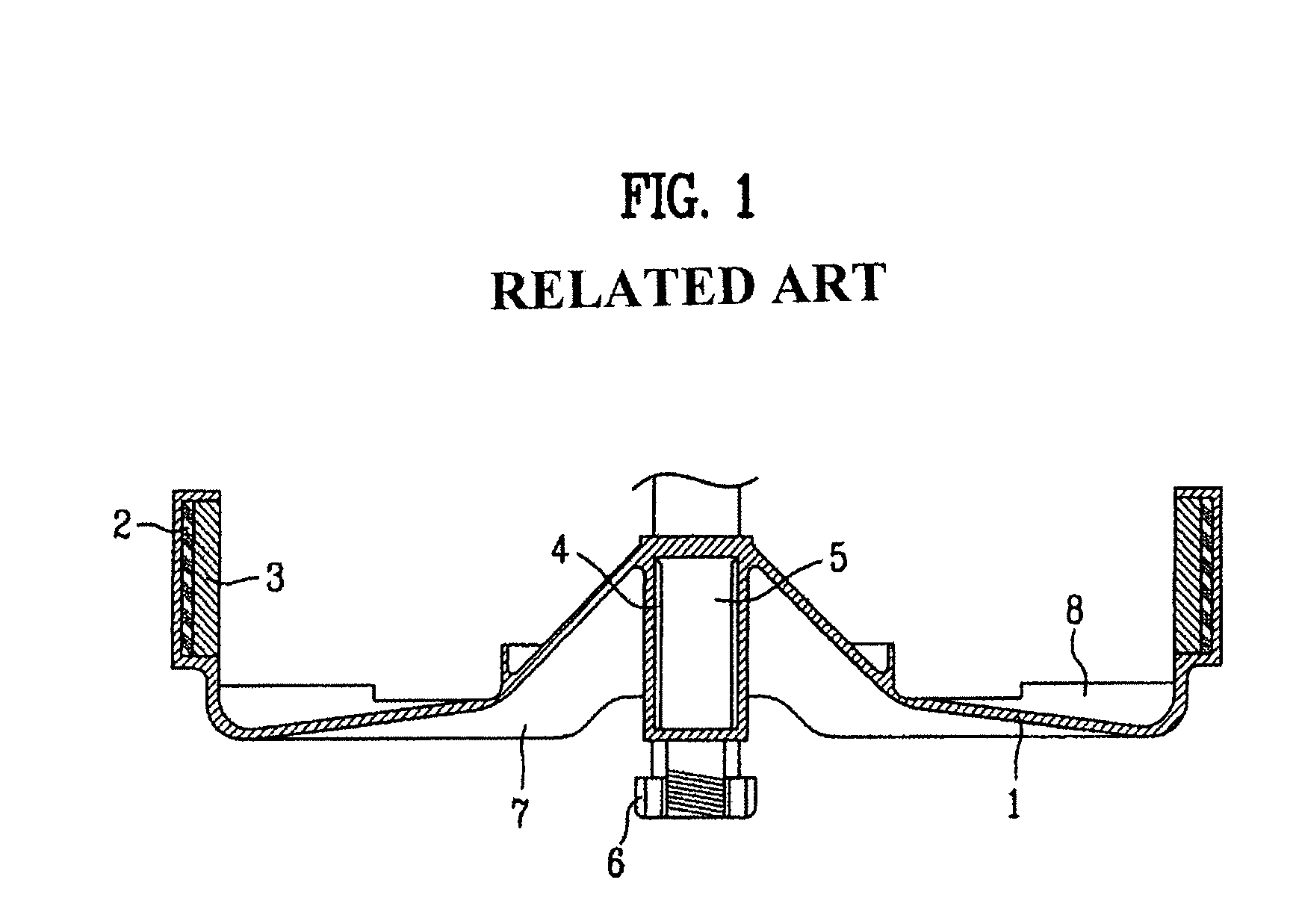 Motor for washing machine