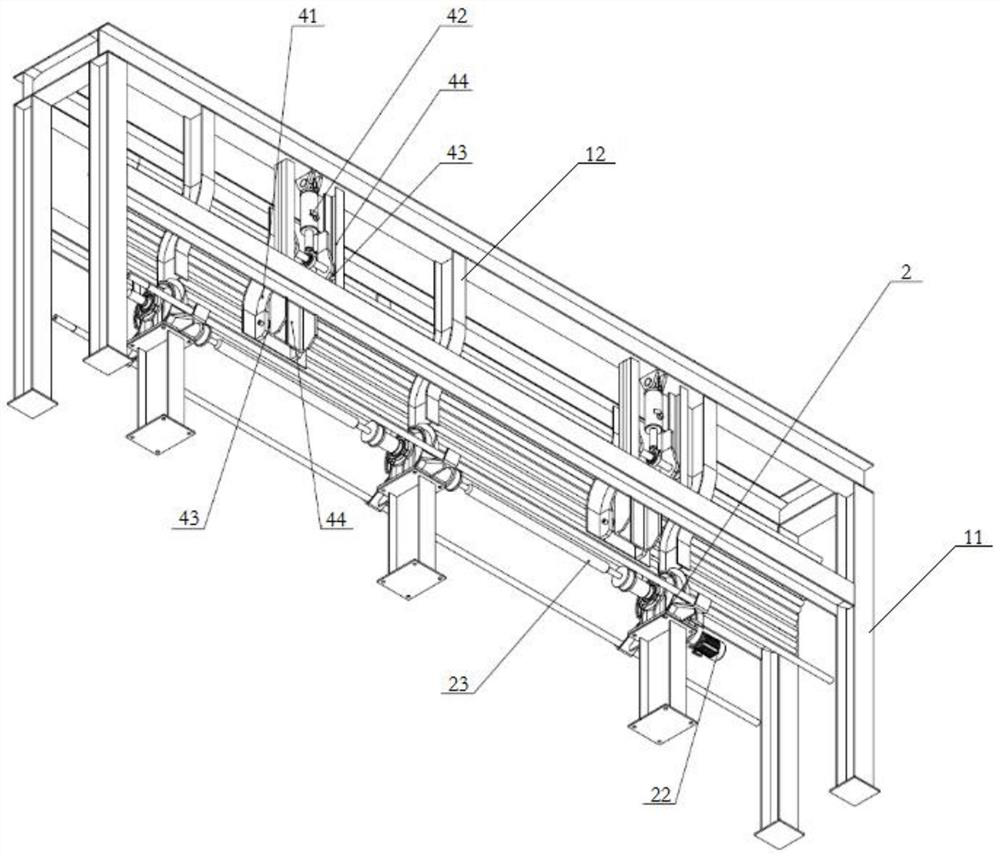 Iron chisel supply unit and blast furnace taphole drilling device