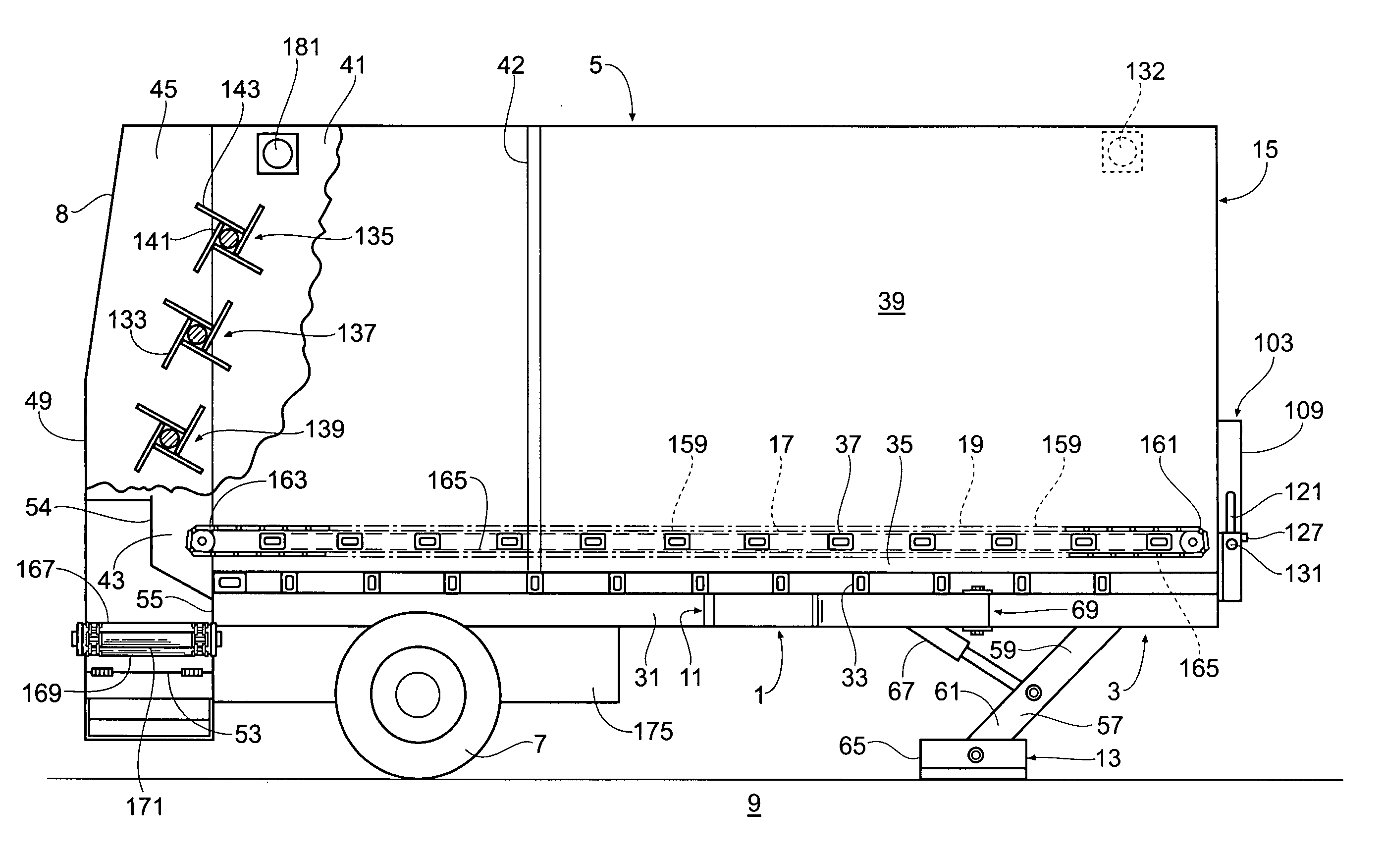 Agricultural transfer table