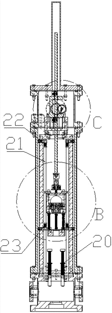 Bracket falling body device and bracket falling body control device and system