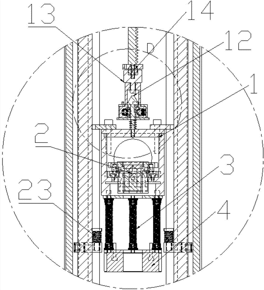 Bracket falling body device and bracket falling body control device and system