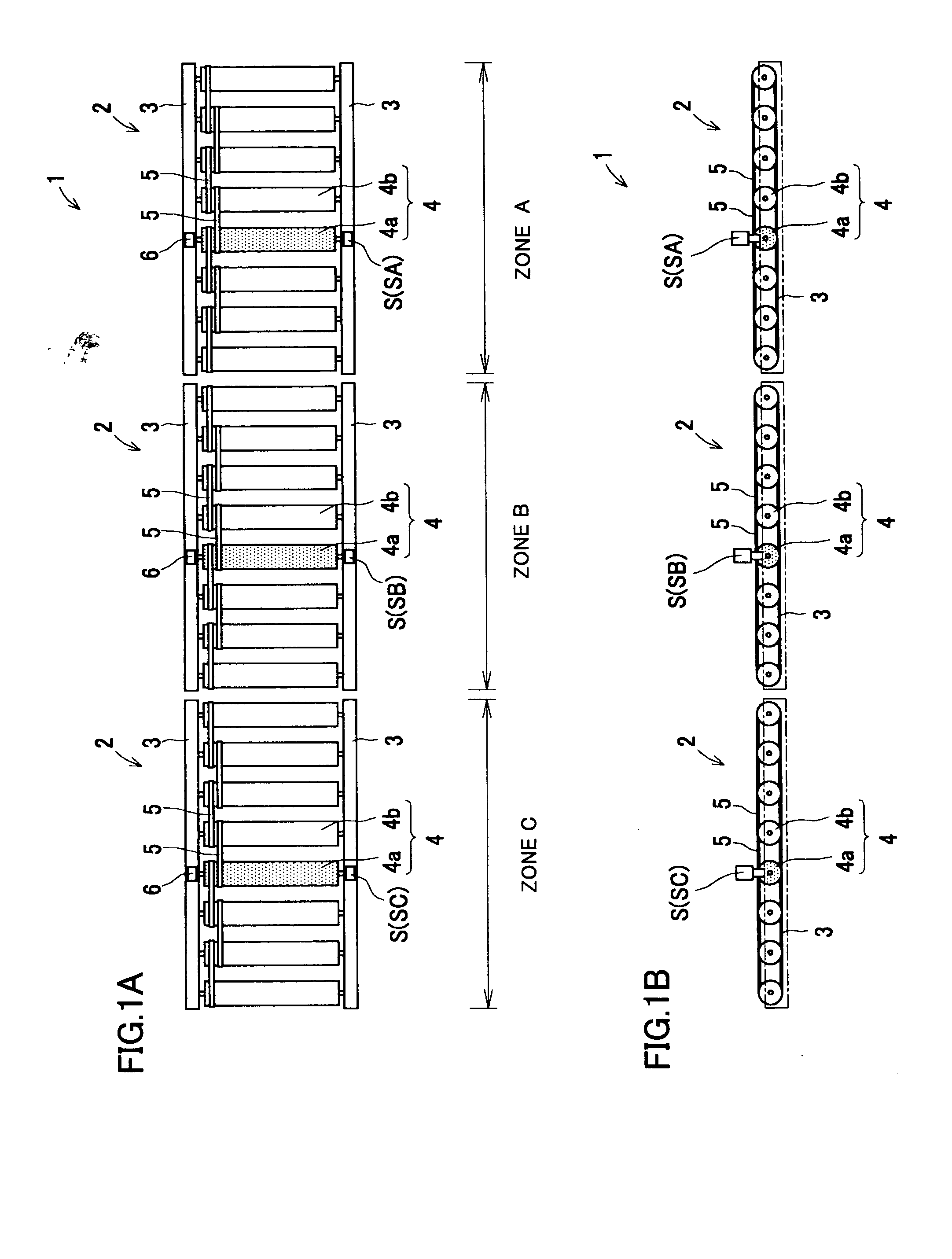 Zone controlled conveyor system and a zone controller for use therein