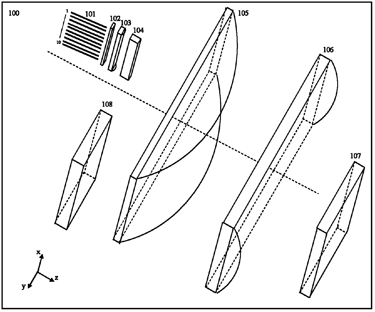 Wavelength option switch based on LCOS (Liquid Crystal On Silicon) and method for reducing port crosstalk