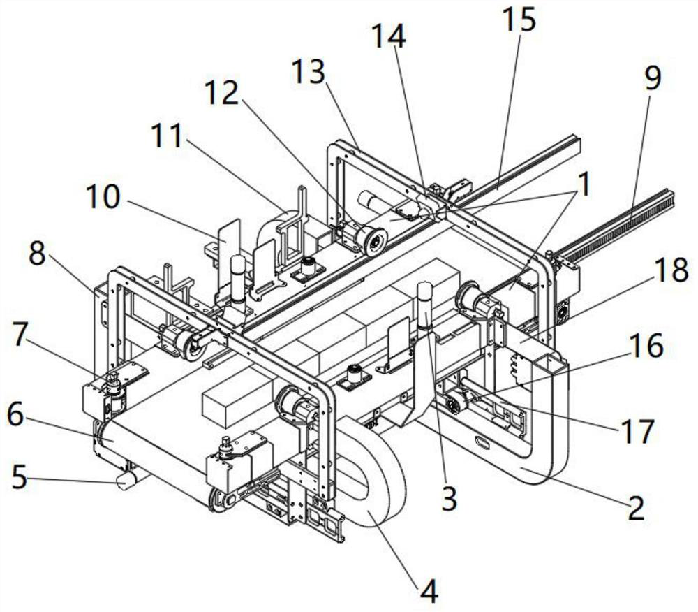 Clamping unit of automatic dispensing machine