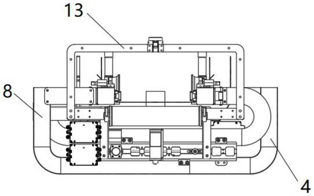 Clamping unit of automatic dispensing machine