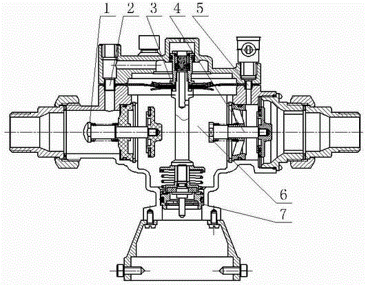 Copper-plastic compound pressure reduction-type backflow preventer and manufacturing method thereof