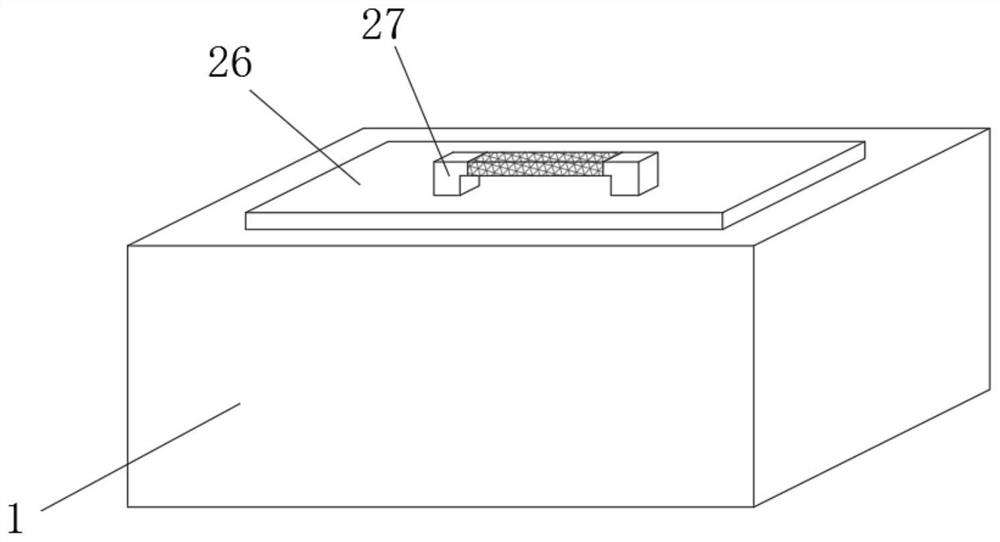 Multi-cabin separation type circulating cleaning and disinfecting device for denture maintenance