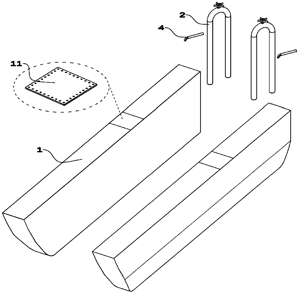 Object storage cabin of dirt removal boat for water floating objects, dirt removal boat based on object storage cabin, and direct removal method for water floating objects