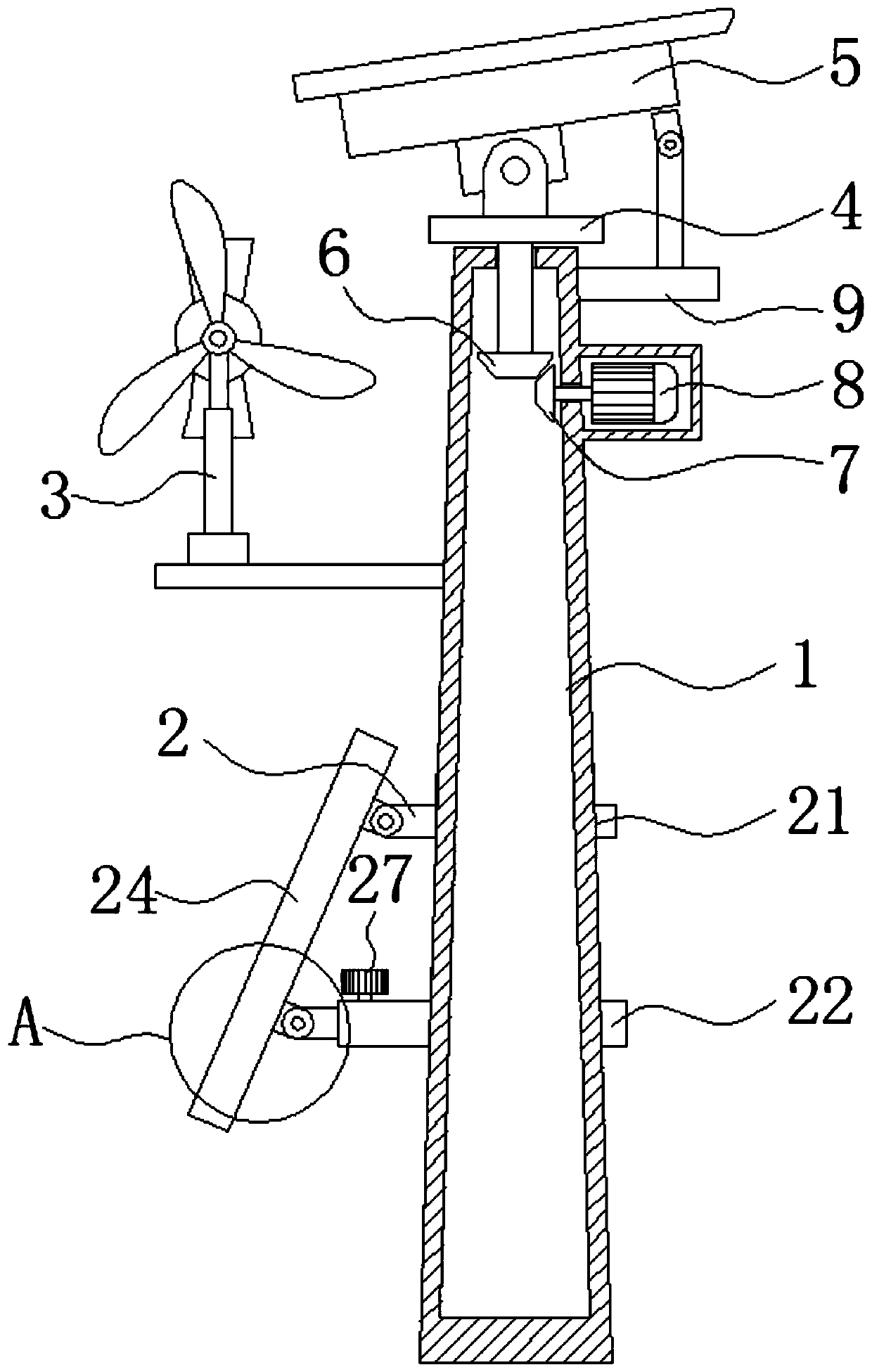 Forest fire prevention wireless alarm device