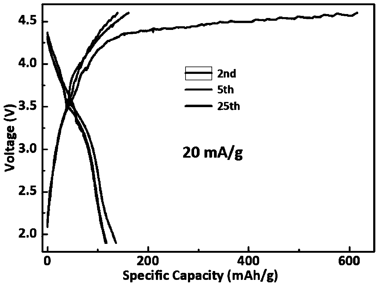 High-potential high-capacity organic polymer anode material and preparation method and application thereof