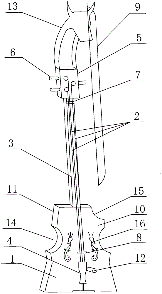 String instrument sounding like cattle