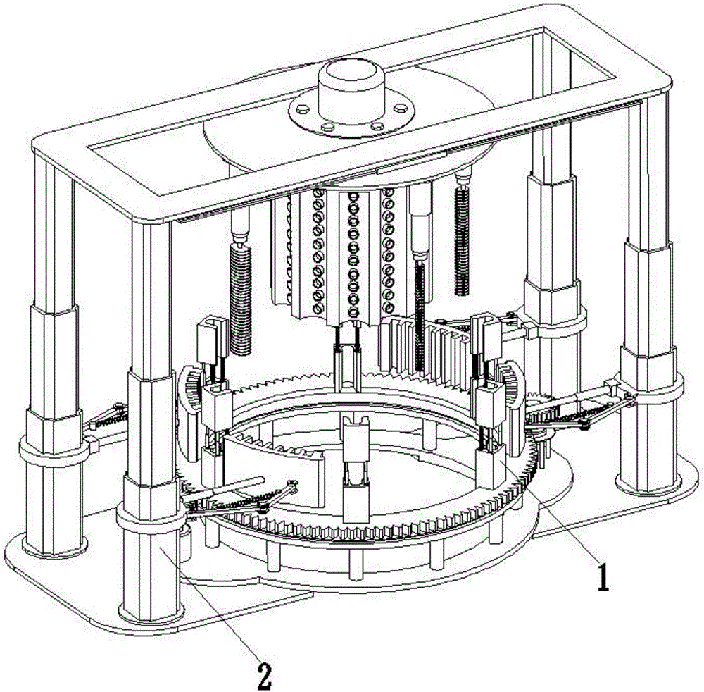 Full-automatic electromotor stator core cleaning equipment of power distribution station